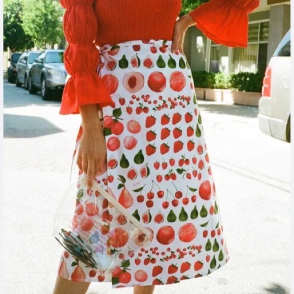 Lisa Says Gah Capri Wrap Midi Skirt - Picture 2 of 7